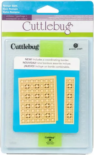 Embossing Folder - Roman bath