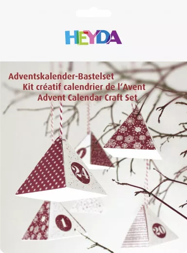 Adventskalender Pyramiden Diamond rot