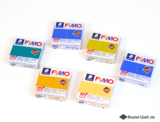 Fimo Leather Effect - Restpostenpaket 4