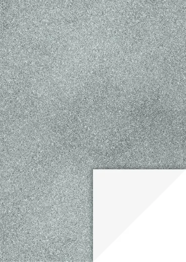 Glitterkarton A4, silberfarben