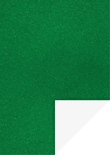 Glitterkarton A4, dunkelgrün