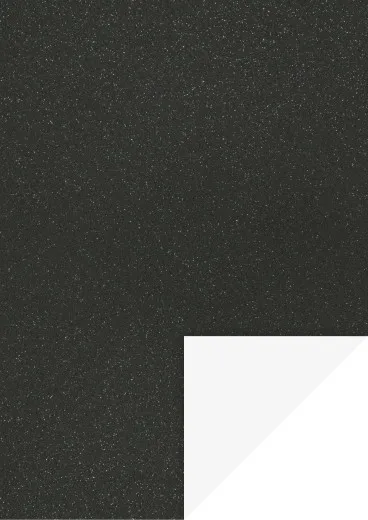 Glitterkarton A4, schwarz
