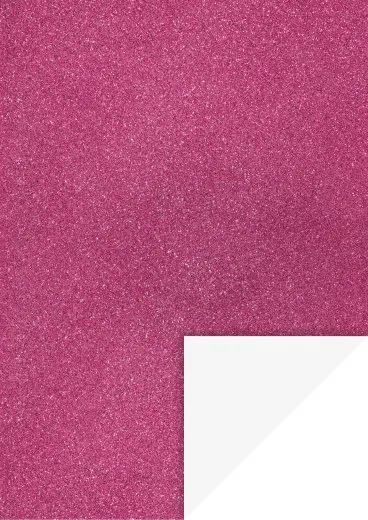 Glitterkarton A4, fuchsia