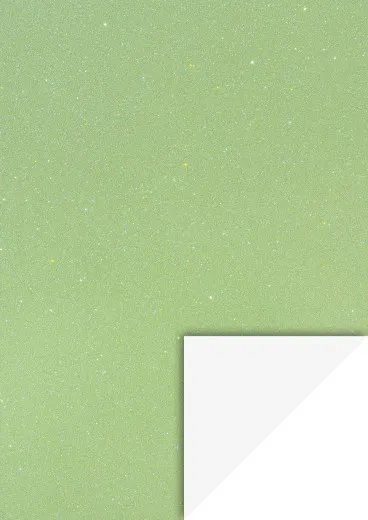 Glitterkarton A4, hellgrün irisierend