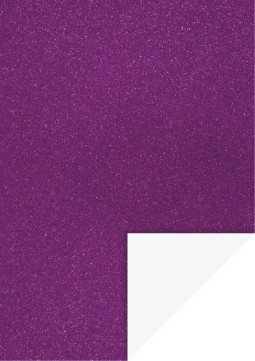 Glitterkarton A4, dunkelviolett