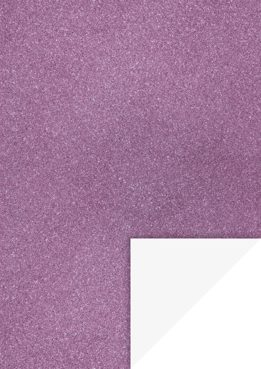 Glitterkarton A4, lavendel