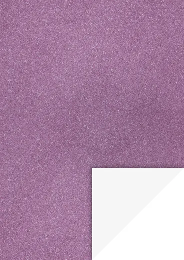 Glitterkarton A4, lavendel