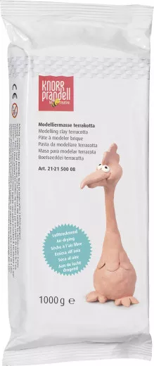 KnorrPrandell Modelliermasse 1000g, terrakotta