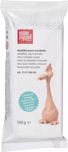 KnorrPrandell Modelliermasse 500g, terrakotta