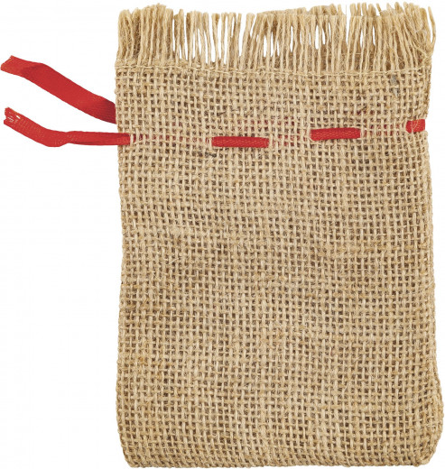 Adventskalender Jute-Säckchen, natur