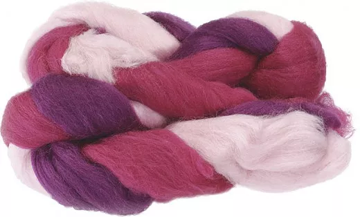 Märchenwolle (150g), pink-meliert