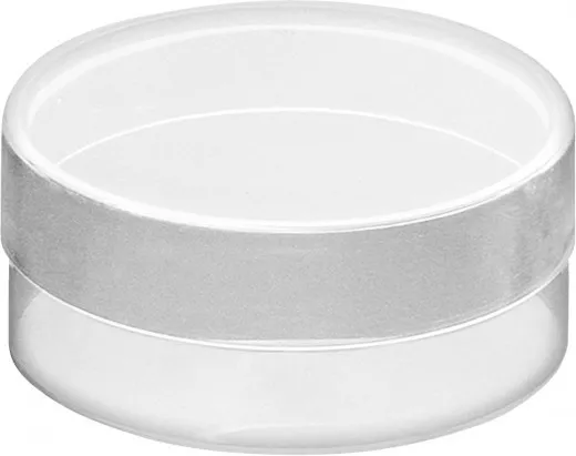 Acryl Dose transparent rund 4 cm (100 Stück)