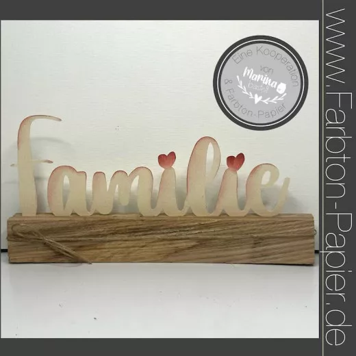 Farbton - Stanzschablone Familie