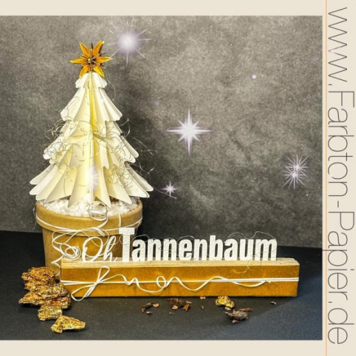 Farbton - Stanzschablone Oh Tannenbaum