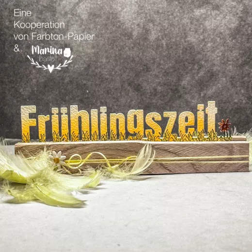 Farbton - Stanzschablone Frühlingszeit