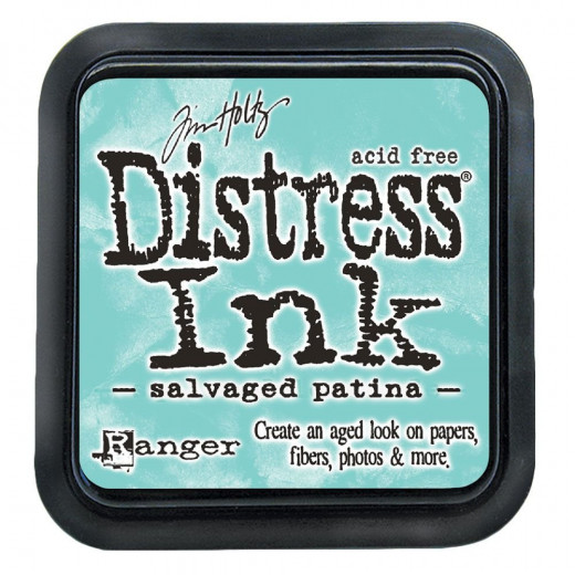 Distress Ink Kissen - Salvaged Patina