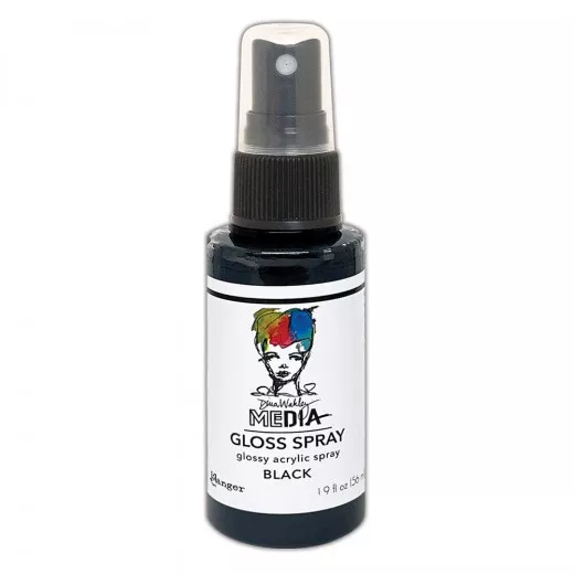 Dina Wakley Media Gloss Spray - Black