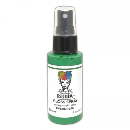 Dina Wakley Media Gloss Spray - Evergreen