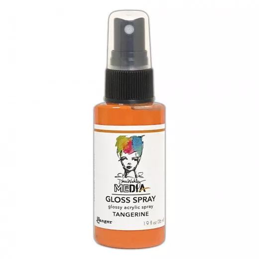 Dina Wakley Media Gloss Spray - Tangerine