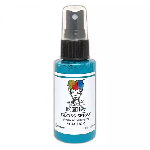 Dina Wakley Media Gloss Spray - Peacock