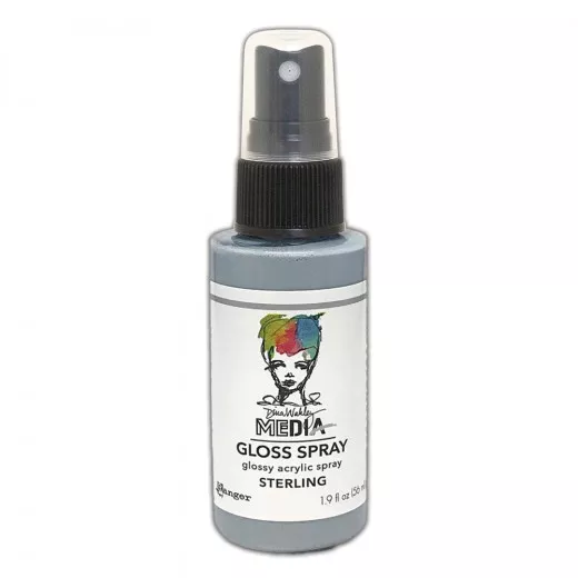 Dina Wakley Media Gloss Spray - Sterling