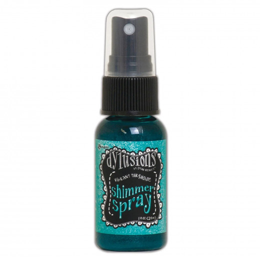 Dylusions Shimmer Spray - Vibrant Turquoise