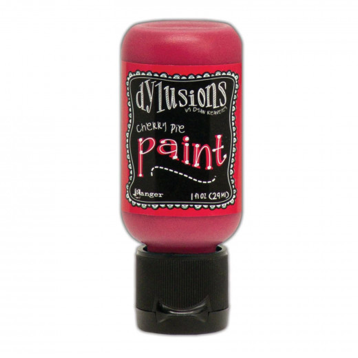 Flip Cap Bottle Dylusions Paint - Cherry Pie