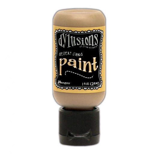 Flip Cap Bottle Dylusions Paint - Desert Sand