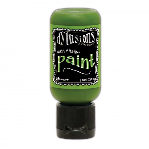 Flip Cap Bottle Dylusions Paint - Dirty Martini