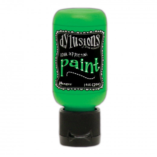 Flip Cap Bottle Dylusions Paint - Sour Appletini