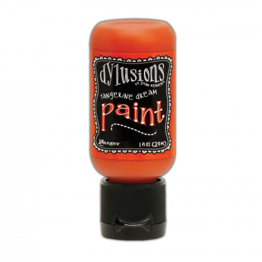 Flip Cap Bottle Dylusions Paint - Tangerine Dream