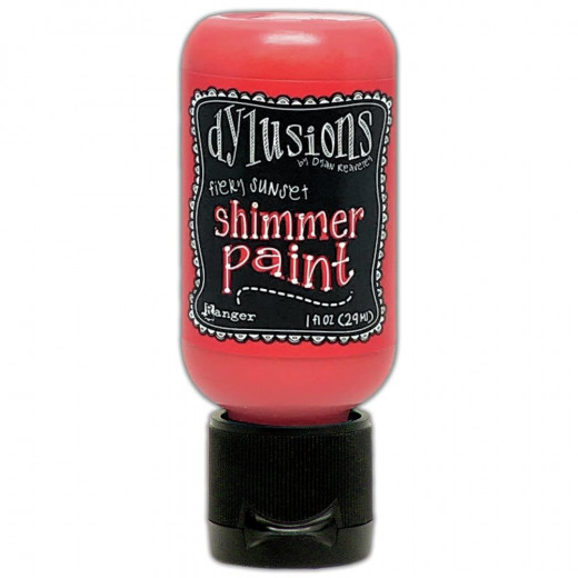 Dylusions SHIMMER Paint - Fiery Sunset