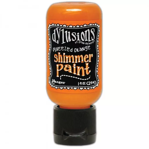 Dylusions Shimmer Paint - Squeezed Orange