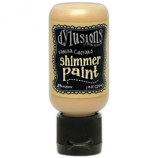 Dylusions SHIMMER Paint - Vanilla Custard