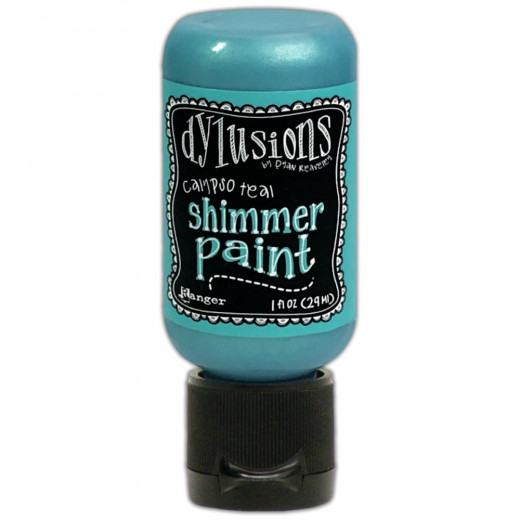 Dylusions Shimmer Paint - Calypso Teal