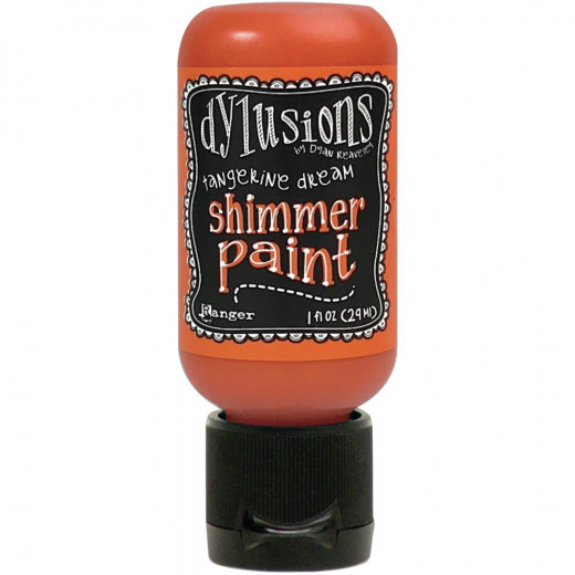 Dylusions SHIMMER Paint - Tangerine Dream