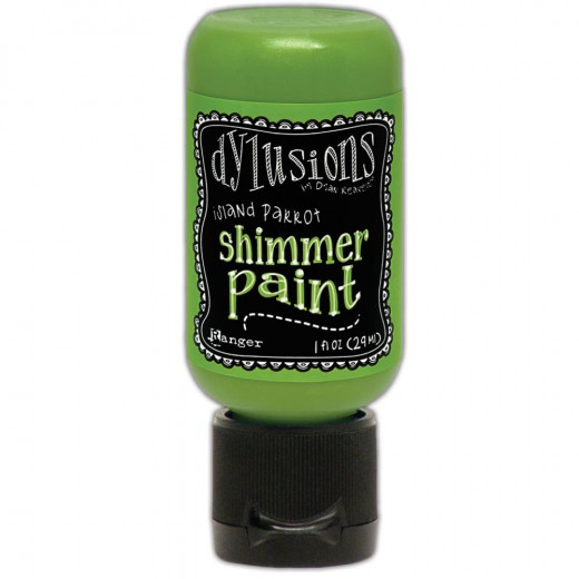 Dylusions Shimmer Paint - Island Parrot