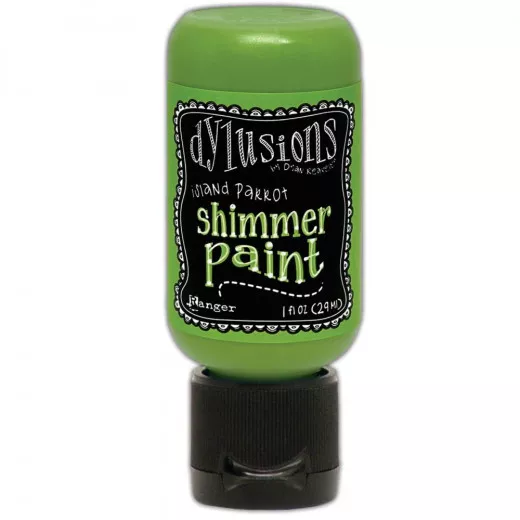 Dylusions Shimmer Paint - Island Parrot