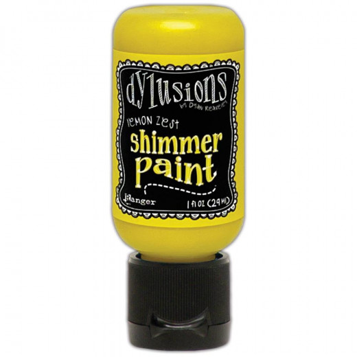 Dylusions Shimmer Paint - Lemon Zest