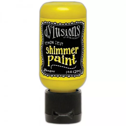 Dylusions Shimmer Paint - Lemon Zest