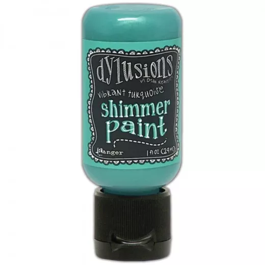 Dylusions Shimmer Paint - Vibrant Turquoise