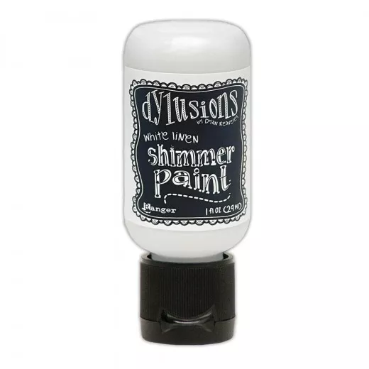 Dylusions Shimmer Paint - White Linen