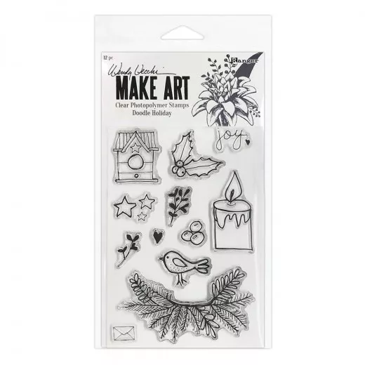 Wendy Vecchi Clear Stamps - Doodle Holiday