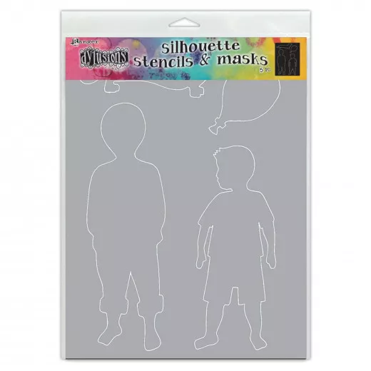 Dylusions Stencils Silhouette - Otis