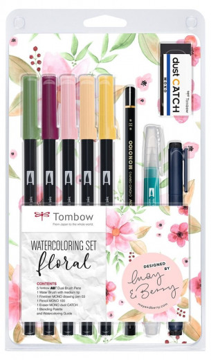 Tombow Watercoloring Set - Floral