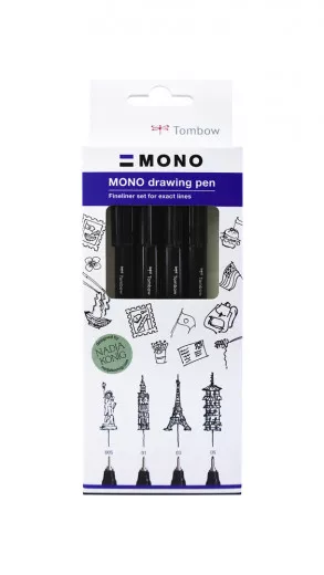 Tombow Fineliner MONO - Fine Set