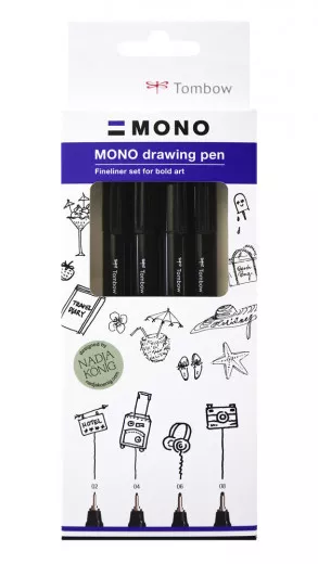 Tombow Fineliner MONO - Bold Set