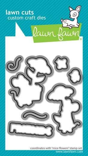 Lawn Cuts Dies - Mice Flowers