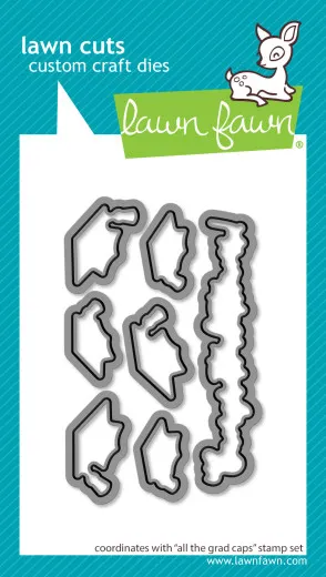Lawn Cuts Dies - All the Grad Caps