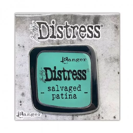 Tim Holtz Distress - Enamel Collector Pin - Salvaged Patina